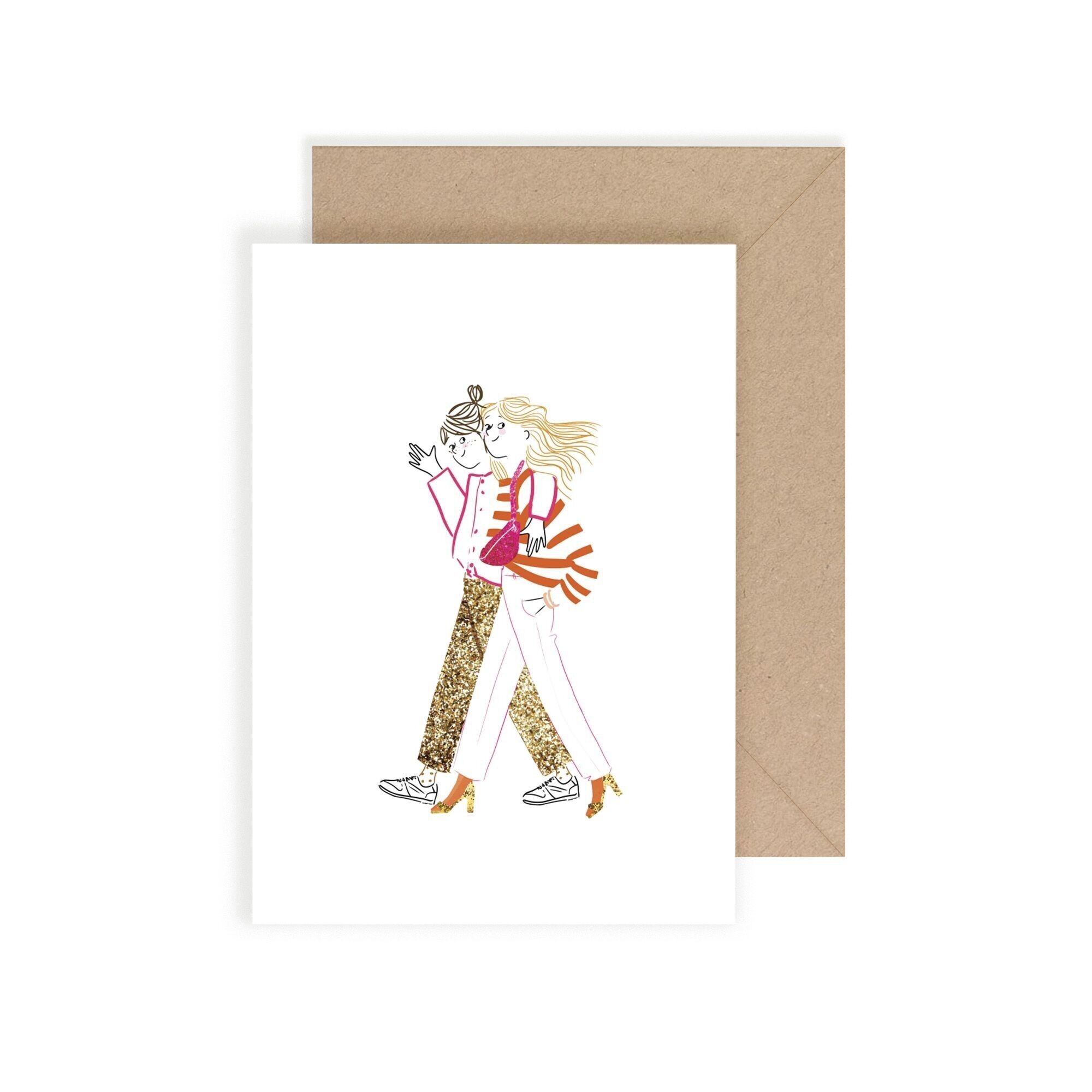 Ehi, la carta delle due ragazze