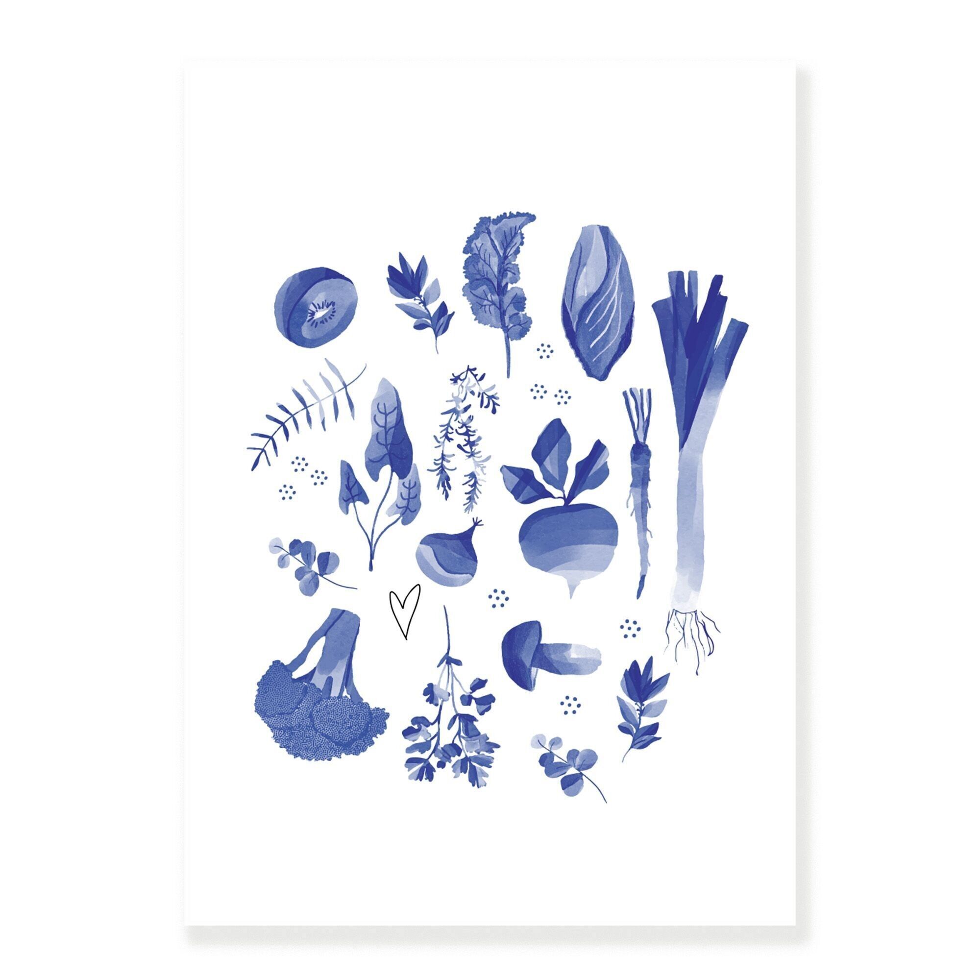 Poster di verdure invernali