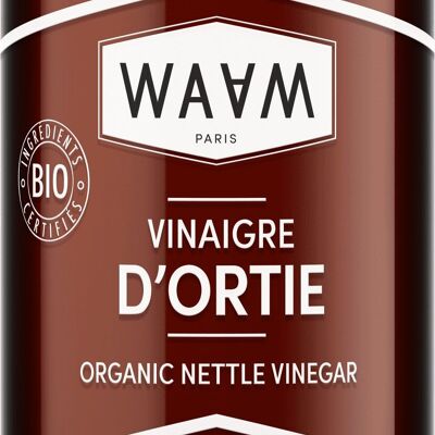 LA GRANDE BRADERIE – LOT 12 Pcs – ORGANIC Nettle Vinegar – ORGANIC and natural – Vegan – 200ml – WAAM Cosmetics