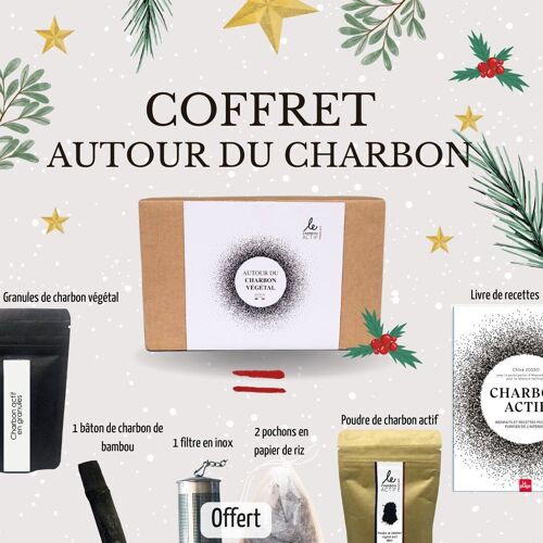 Coffret Set découverte AUTOUR DU CHARBON VEGETAL français