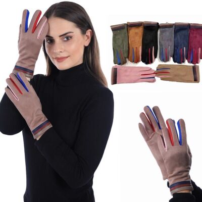 Gants multicolores