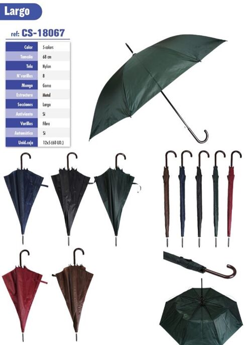 Paraguas largo