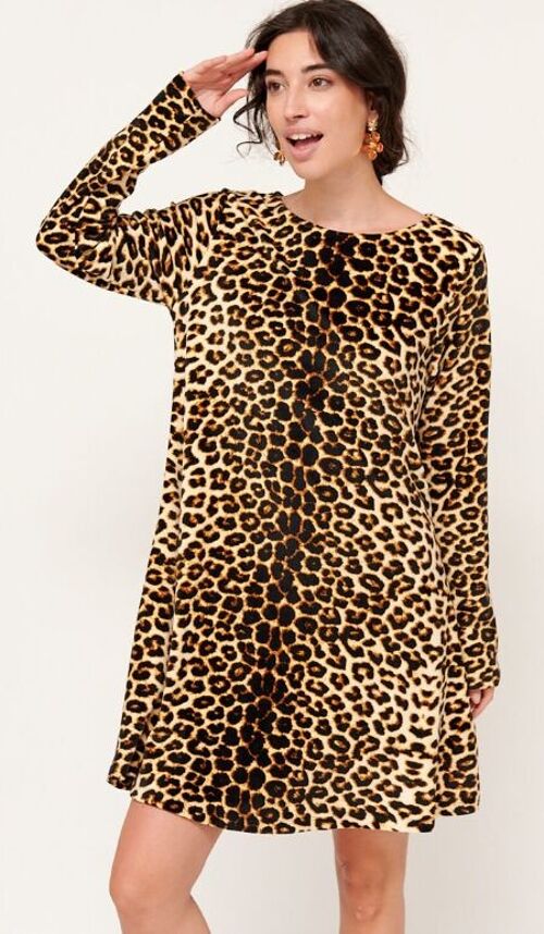 Vestido leopardo