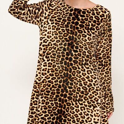 Vestido leopardo