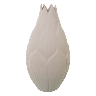 JARRON CERAMICA 50CM CRUDO MATE ALCACHOFA _°26X50CM, BOCA:°8CM LL60697