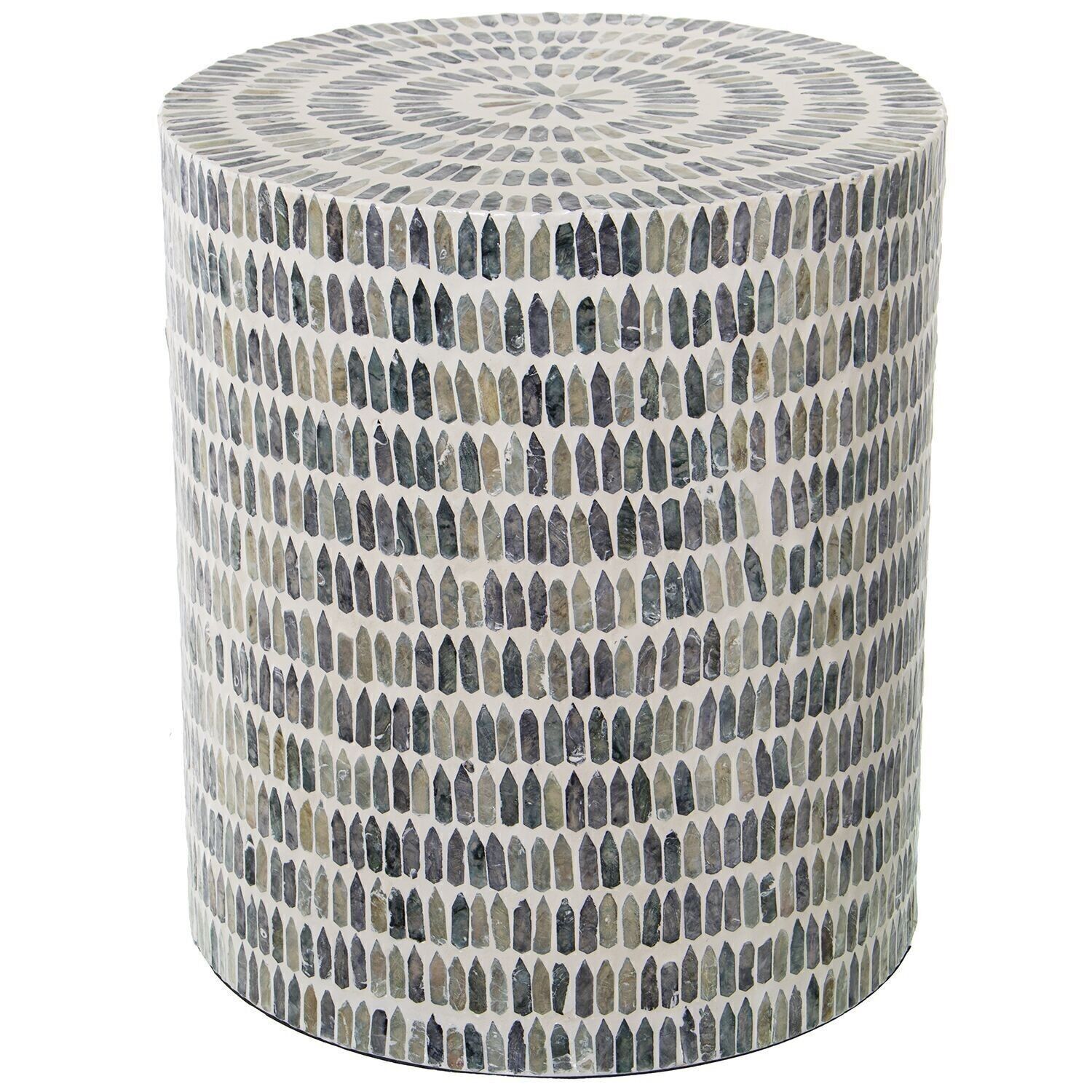 HOCKER AUS PERLMUTT _°35X40CM LL53166