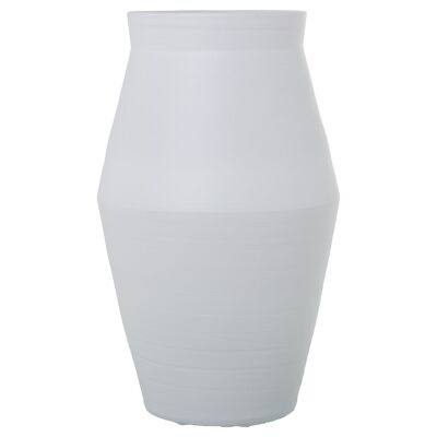 KERAMIKVASE 51CM MATTWEISS _°30X51CM MUND:°20CM LL60899