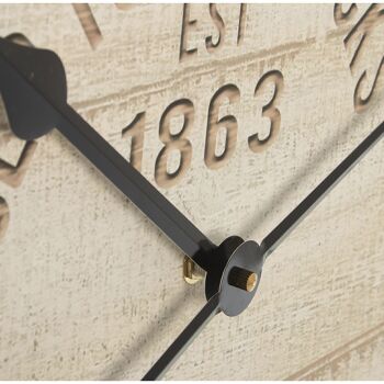 HORLOGE MURALE EN BOIS ø34CM °34X4CM, BATTERIE: 1XAA (NON INCLUSE LL23152 3