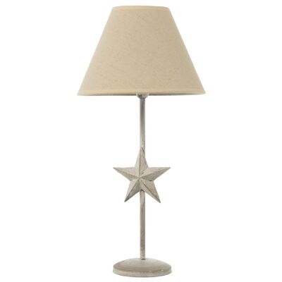 LAMPADA DA TAVOLO IN METALLO DECAPÉ+92249, 1XE14 MAX40W NON INCLUSA _°23X48CM, BASE: °10,5X35CM LL35475