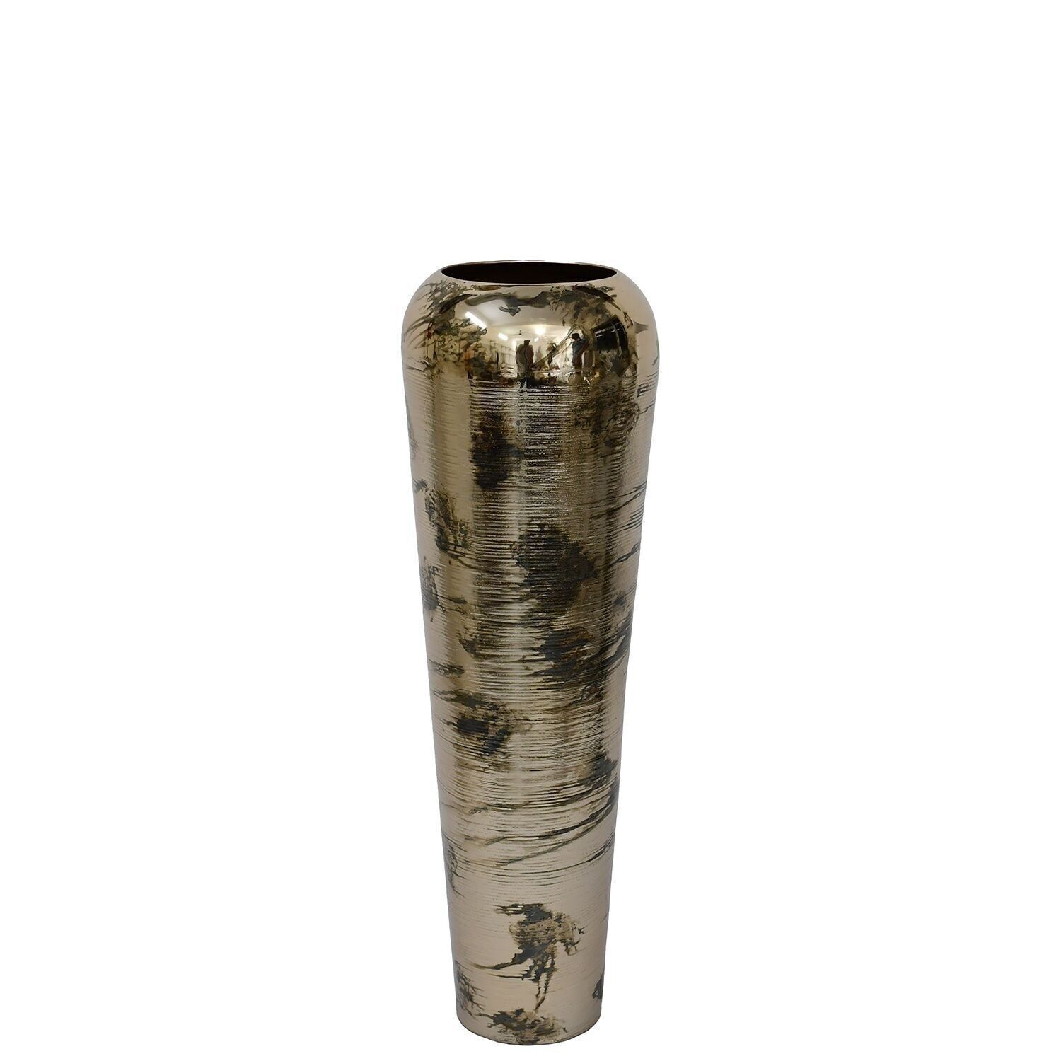 ANTIKE GOLDMETALLVASE _°20X67CM LL74219