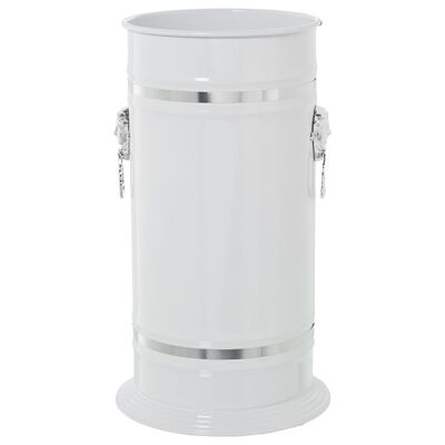 WHITE ROUND METAL UMBRELLA STAND _°23X40CM, MOUTH:°20CM LL322