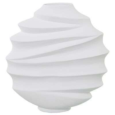 VASO IN CERAMICA BIANCO OPACO _40X11X40CM LL60988