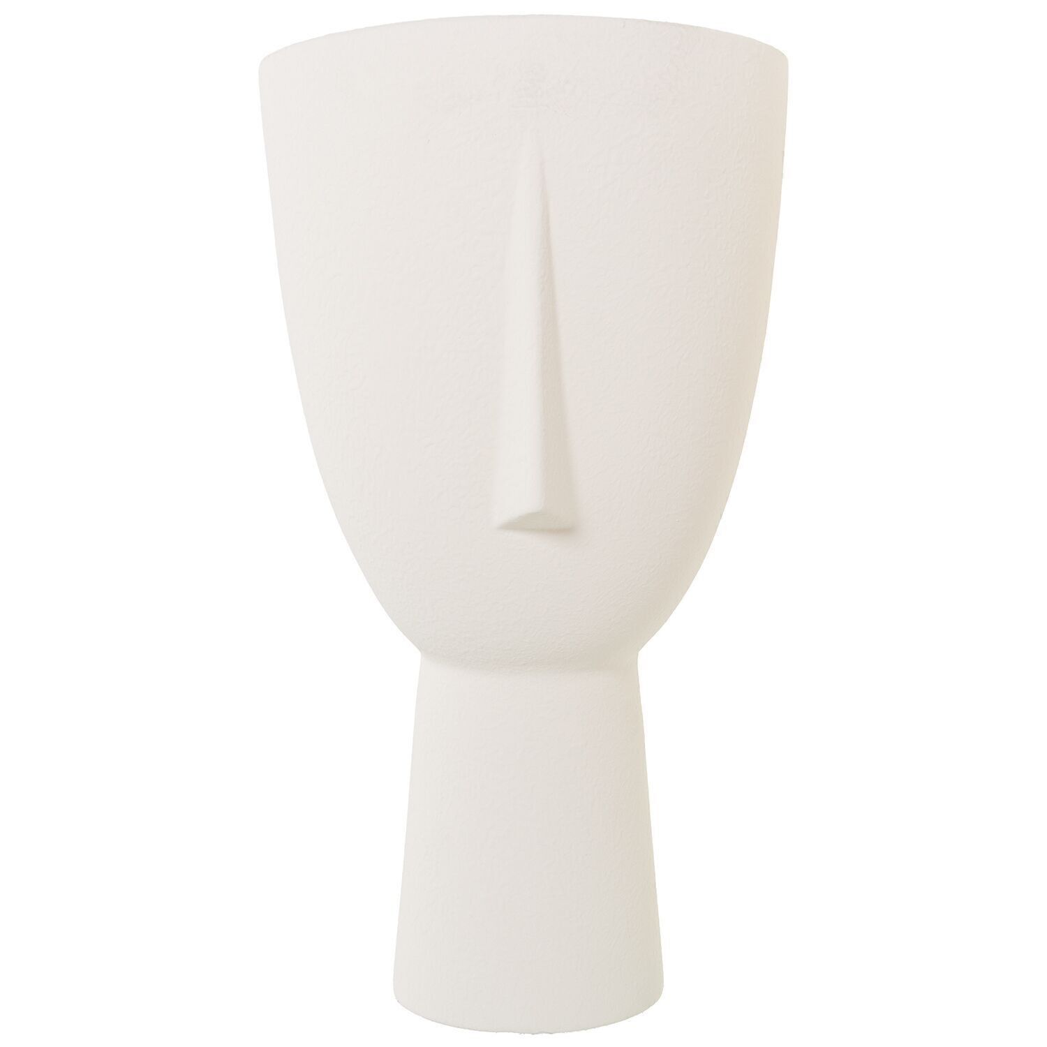 CERAMIC VASE 46CM MATTE RAW FACE _°24x46CM BASE:°12.5CM LL61029