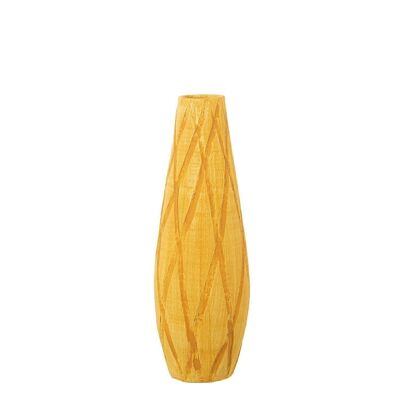 CERAMIC VASE 60CM YELLOWRHOMBUS _°20X60CM LL61052