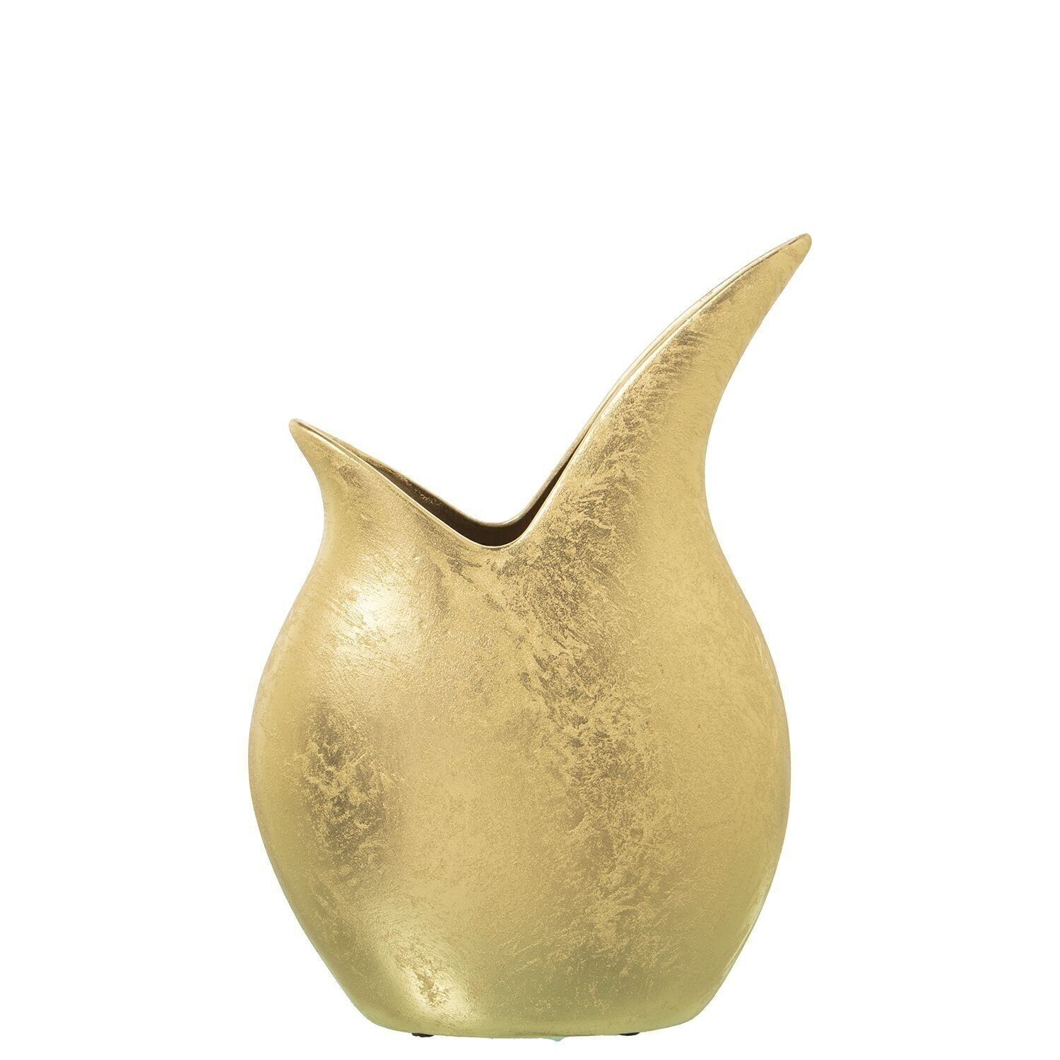 VASO IN CERAMICA ORO _26X10X35CM LL61054
