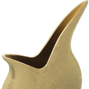 VASE CÉRAMIQUE OR _26X10X35CM LL61054 2