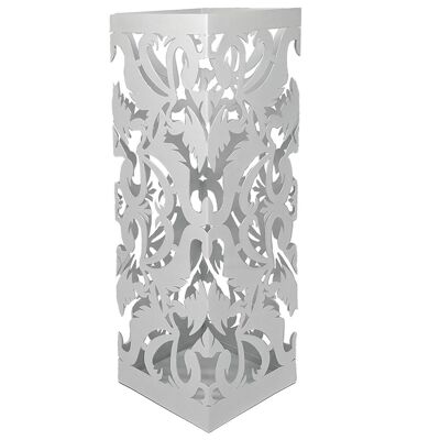 PARAGÜERO METAL BLANCO CUADRADO _15,5X15,5X49CM LL83580