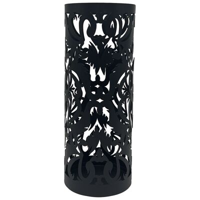 ROUND BLACK METAL UMBRELLA STAND _°19X49CM LL83586