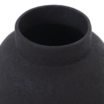 VASE CÉRAMIQUE 41CM TEXTURE SABLE NOIR _°23,5X41CM LL62227 2