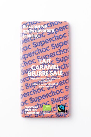Superchoc : Chocolat lait caramel beurre salé 2