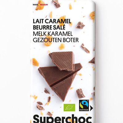 Supershock: Milk chocolate, salted butter caramel