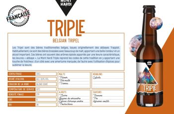 Craft Bière Triple 33 cl NC Belgian Tripel 8% 2