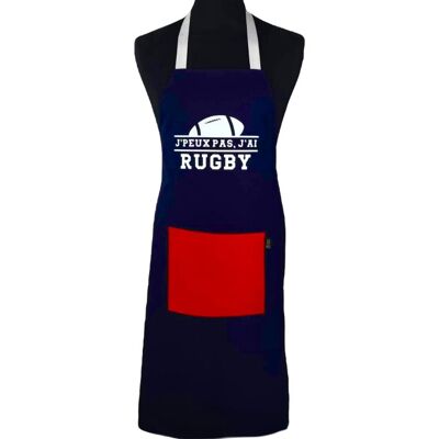 Apron, "I can't I have rugby" French