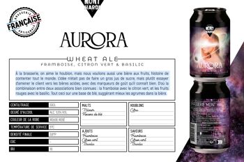 Craft Bière en canette AURORA 33CL Wheat Ale 5,5% 2