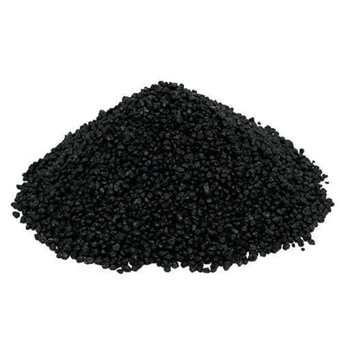 Dekogranulat Dekosteine (2-3 mm), Farbe schwarz, 1 kg, wasserfest, staubfrei