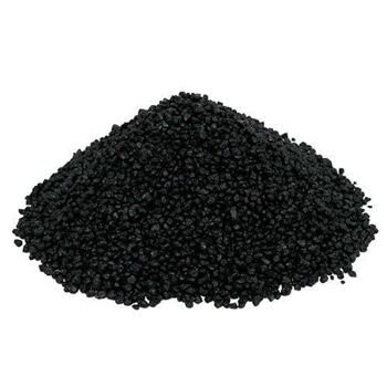 Pierres décoratives en granulés (2-3 mm), couleur noir, 1 kg, imperméables, sans poussière 1