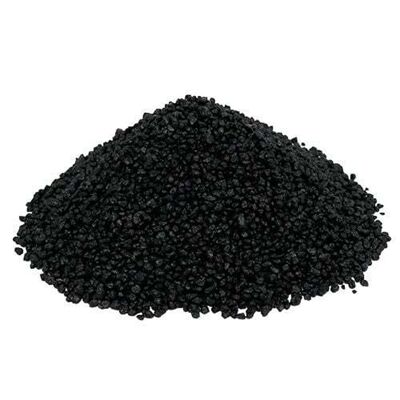 Piedras decorativas granuladas (2-3 mm), color negro, 1 kg, resistentes al agua y al polvo