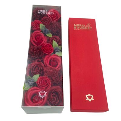 SFBX-20 - Caja Larga - Rosas Rojas Clásicas - Se vende en 1x unidad/es por exterior