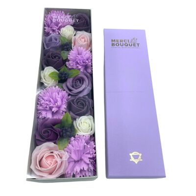 SFBX-21 - Long Box - Lavender Rose & Carnation - Sold in 1x unit/s per outer
