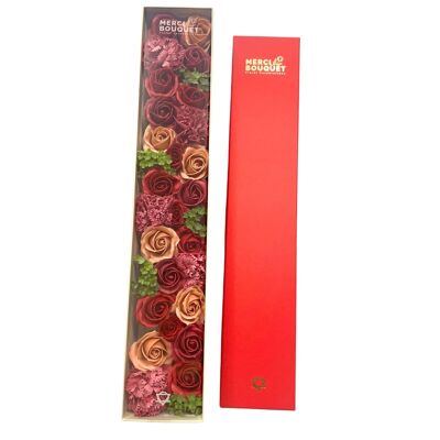 SFBX-26 - Boîte Extra Longue - Roses Vintage - Vendu en 1x unité/s par extérieur