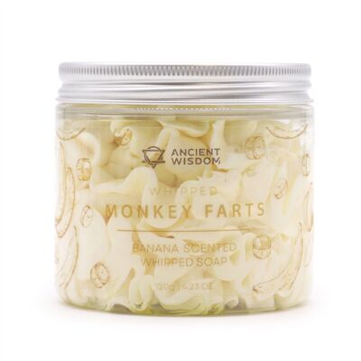 WCS-01 - Savon à la crème fouettée à la banane 120g - Vendu en 3x unité/s par extérieur