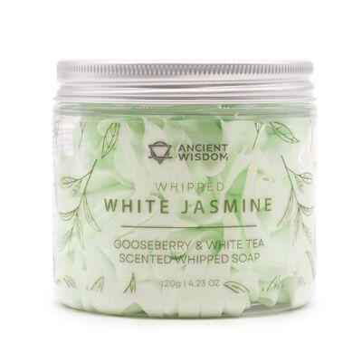 WCS-06 - Savon crème fouetté groseille et thé blanc 120g - Vendu en 3x unité/s par extérieur