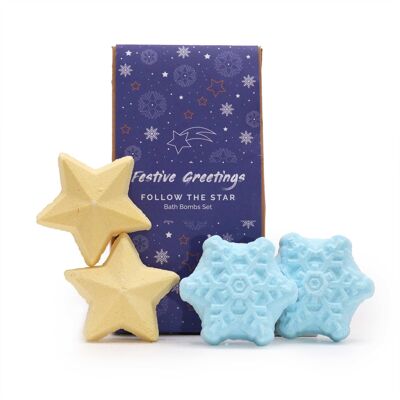XBB-03 - Follow the Star Christmas Bath Bomb Gift Pack - Sold in 1x unit/s per outer