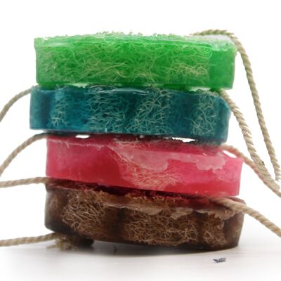 FSS-MX – Fragrances Fruity Scrub Soap on a Rope – Verkauft in 8x Einheit/en pro Packung