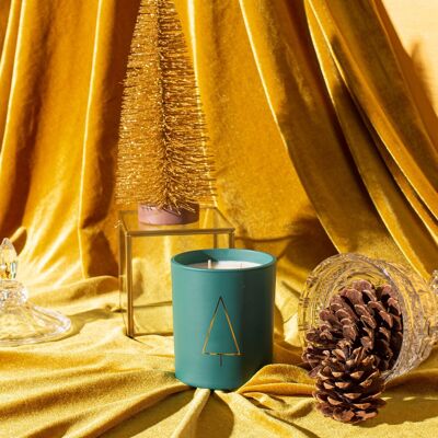 Cypress Vert Deco Holiday Candle Testeur - 1 per order with the purchase of a box