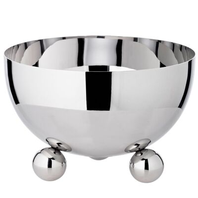 Chicago bowl (height 9 cm, Ø 15 cm), highly polished, stainless steel