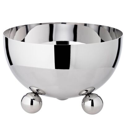 Chicago bowl (height 9 cm, Ø 15 cm), highly polished, stainless steel