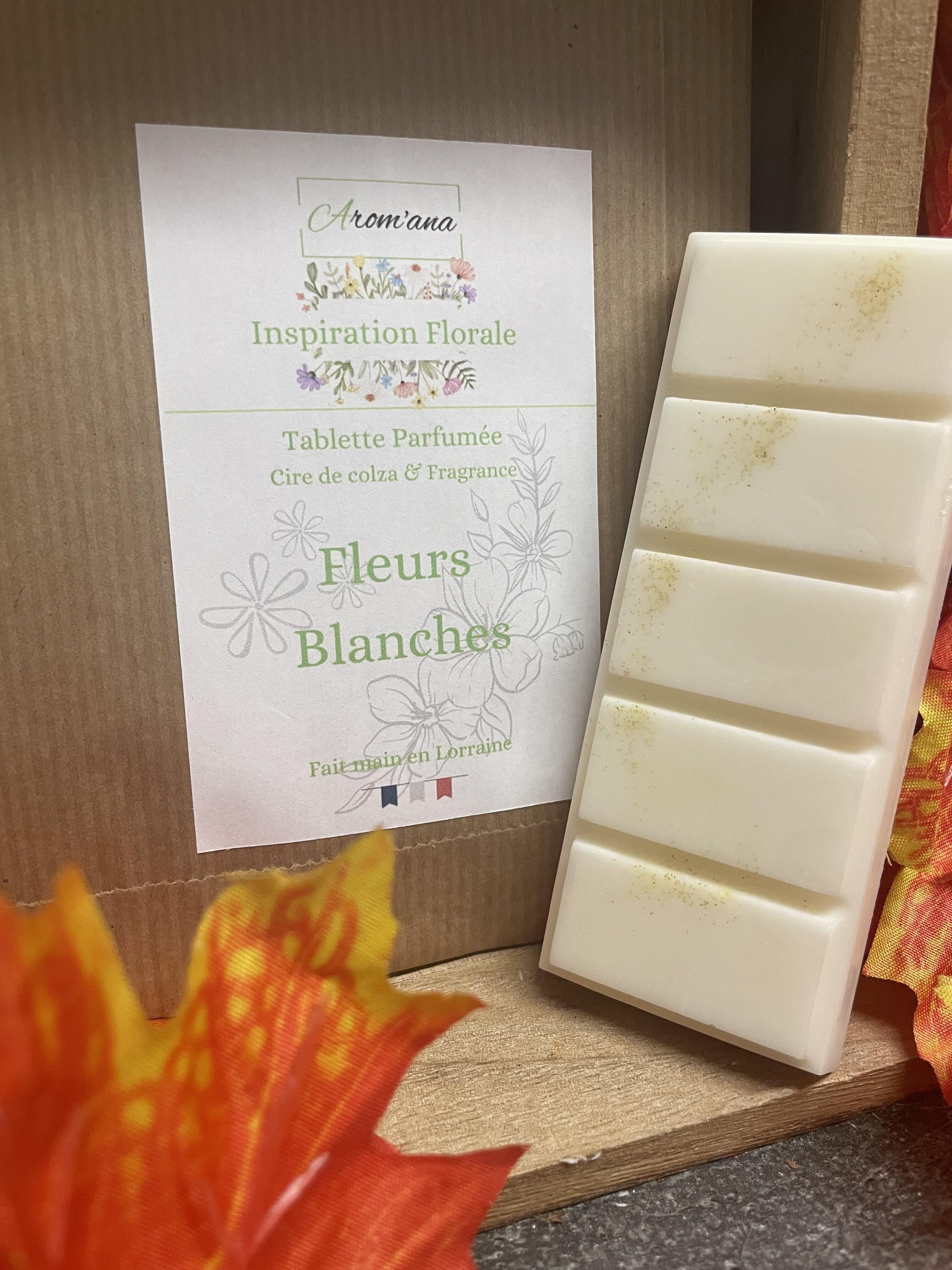 Tablette parfumée Fleurs Blanches