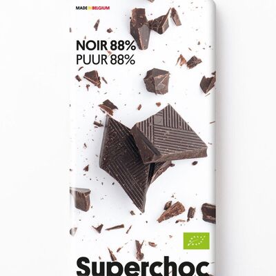 Supershock: Barra de chocolate amargo 88%