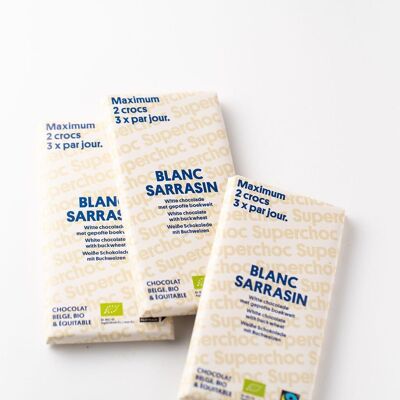 Superchoc : Chocolat Blanc au Sarrasin