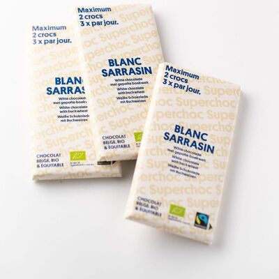 Superchoc : Chocolat Blanc au Sarrasin
