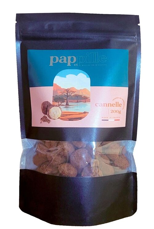 Billes de Biscuits Sucrés  Pap et Pille CANNELLE 200g