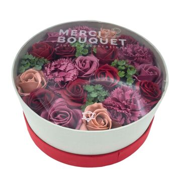 SFBX-05 - Boîte ronde - Roses Vintage - Vendu en 1x unité/s par extérieur 1