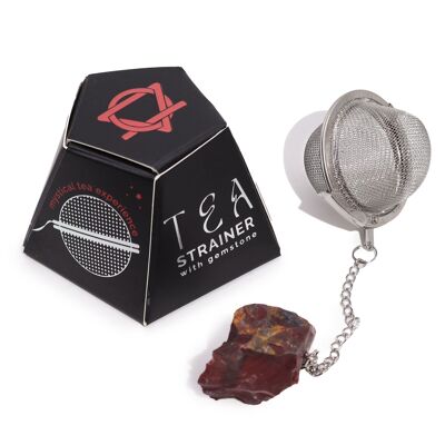 CGTS-07 - Raw Crystal Gemstone Tea Strainer - Mookaite - Sold in 3x unit/s per outer