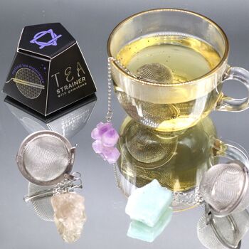 CGTS-ST - Pack de démarrage de passoire à thé en pierres précieuses en cristal brut - Vendu en 1x unité/s par extérieur 3