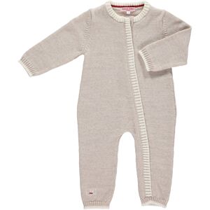 Combinaison de jour zippée en mérinos pour bébé - Avoine